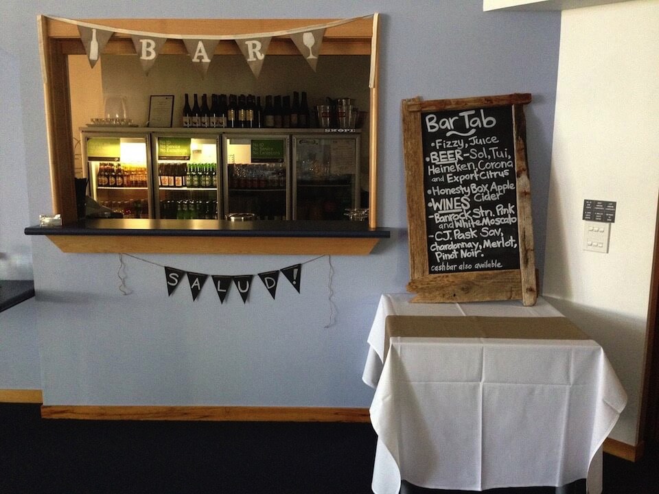 onsite catering at Havelock North Function Centre